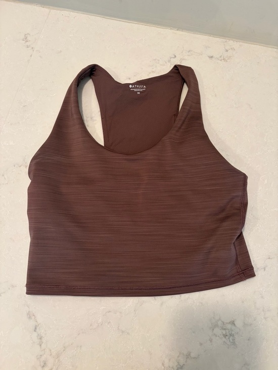 Athleta Other - Athleta Dark Mauve Athletic Scoop-Back Sports Bra with Removable Cups-Xs